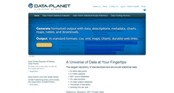 Desktop Screenshot of homepage.data-planet.com